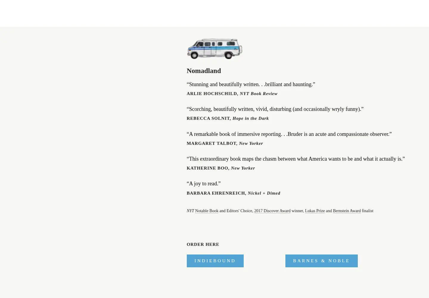 Screenshot of jessicabruder.com