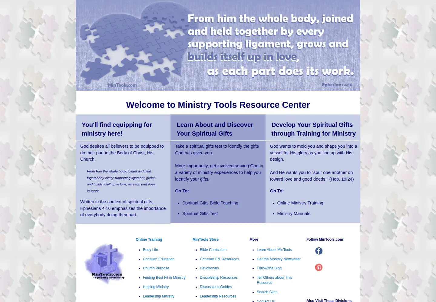 Captured homepage of mintools.com in the current scan