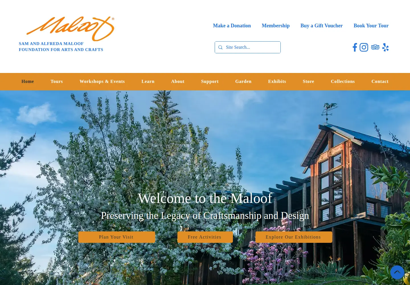 Screenshot of malooffoundation.org