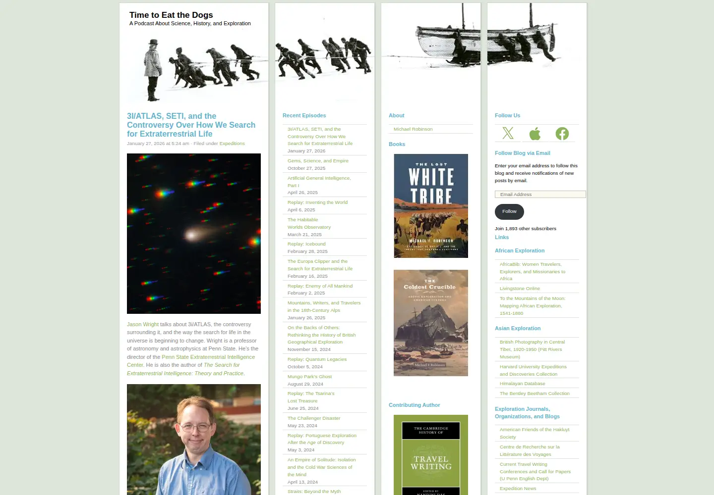 Screenshot of timetoeatthedogs.com