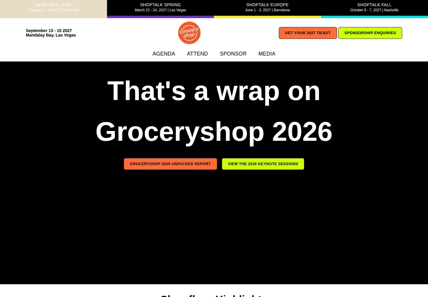 Captured homepage of groceryshop.com in the current scan