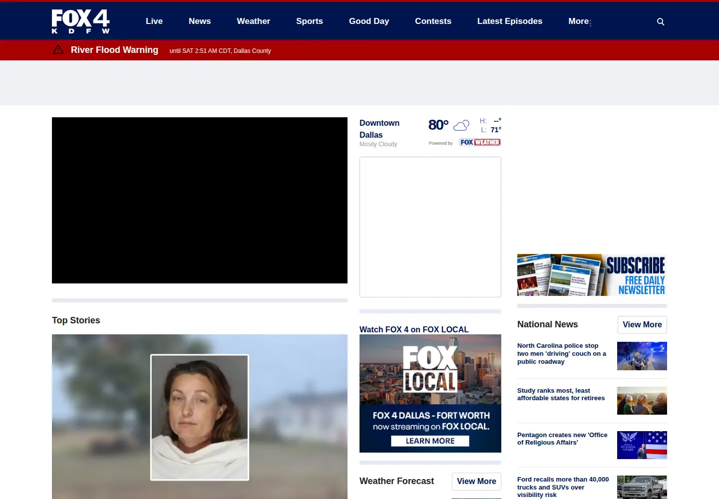 Screenshot of myfoxdfw.com