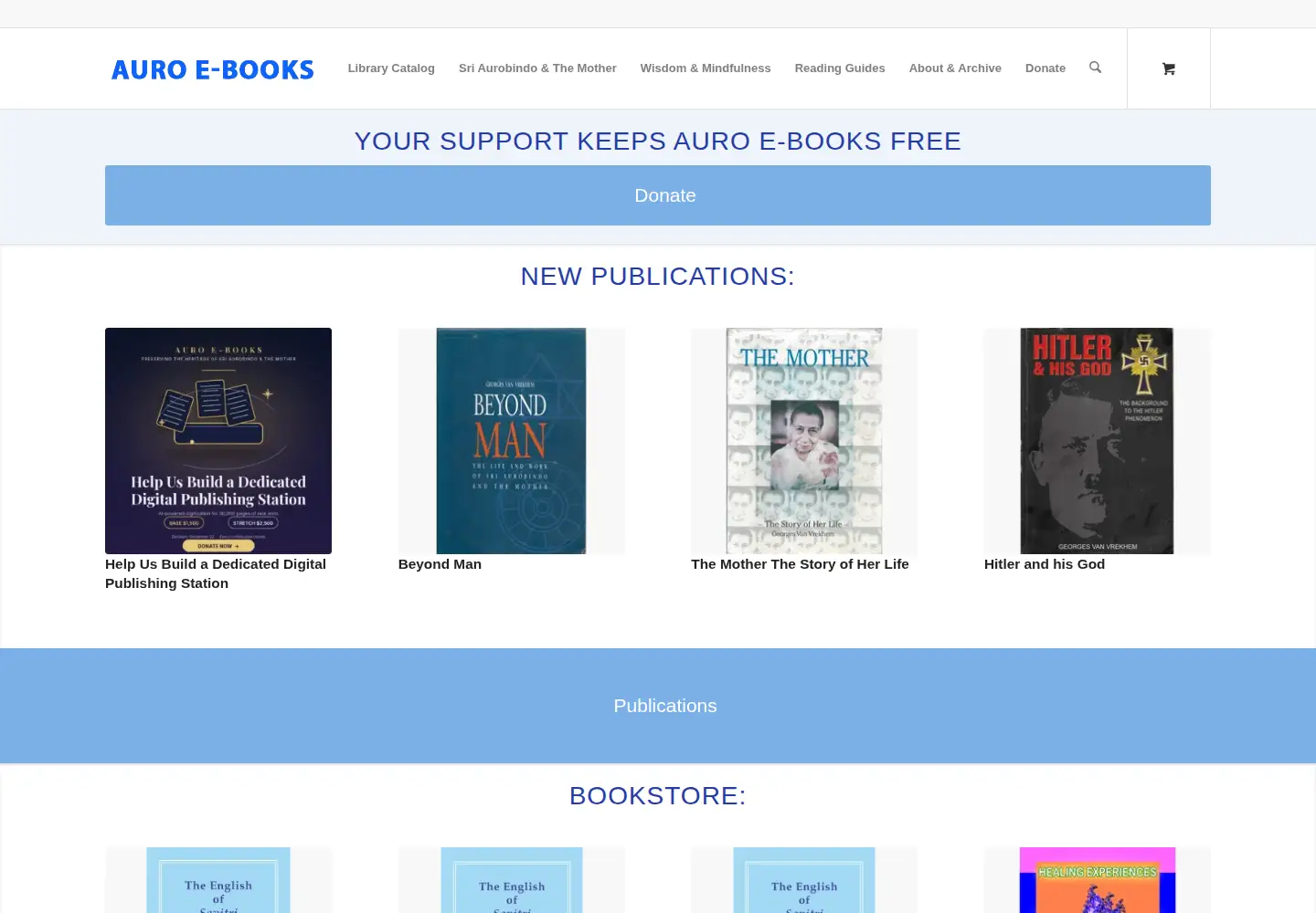 Screenshot of auro-ebooks.com