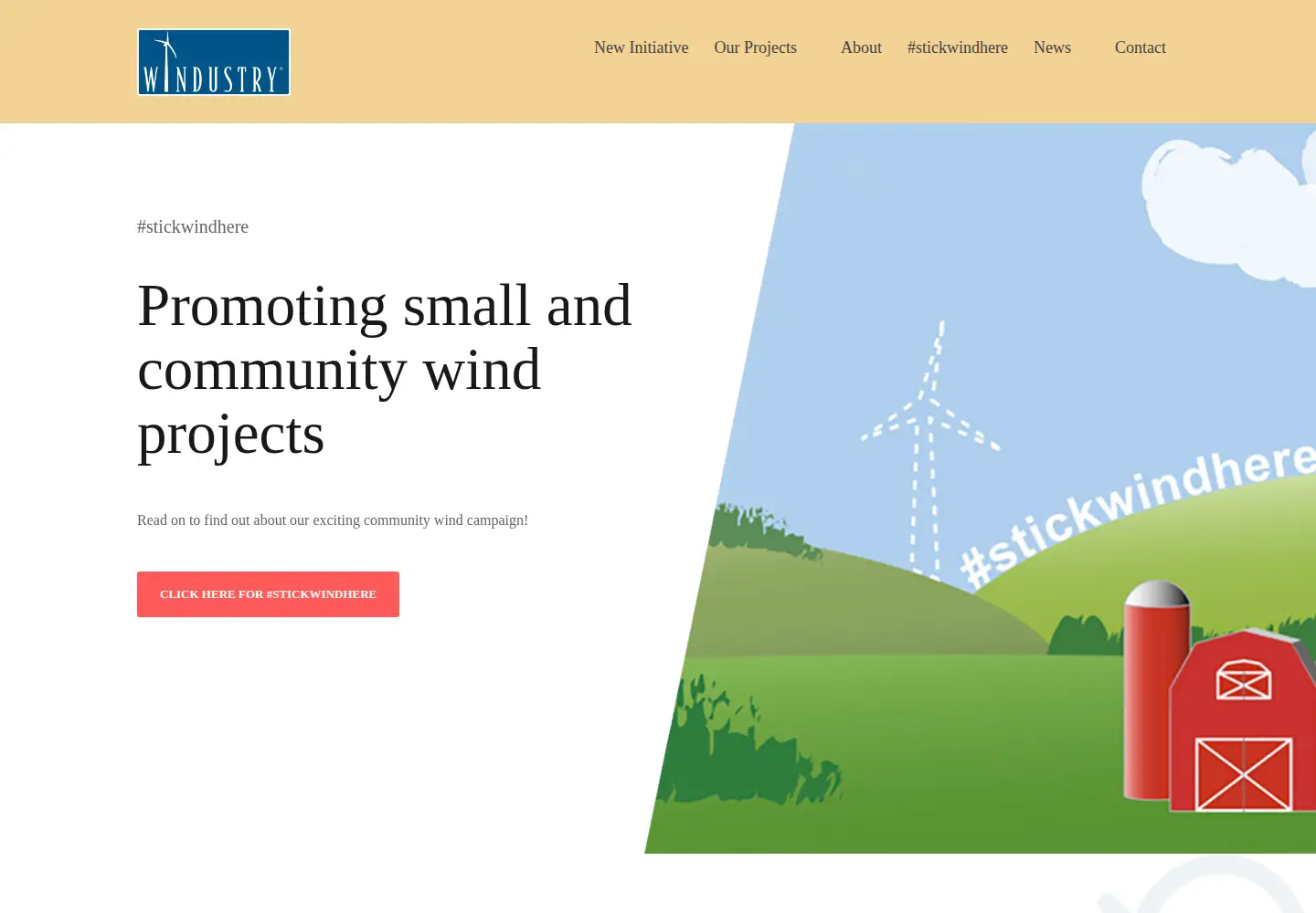 Screenshot of windustry.org