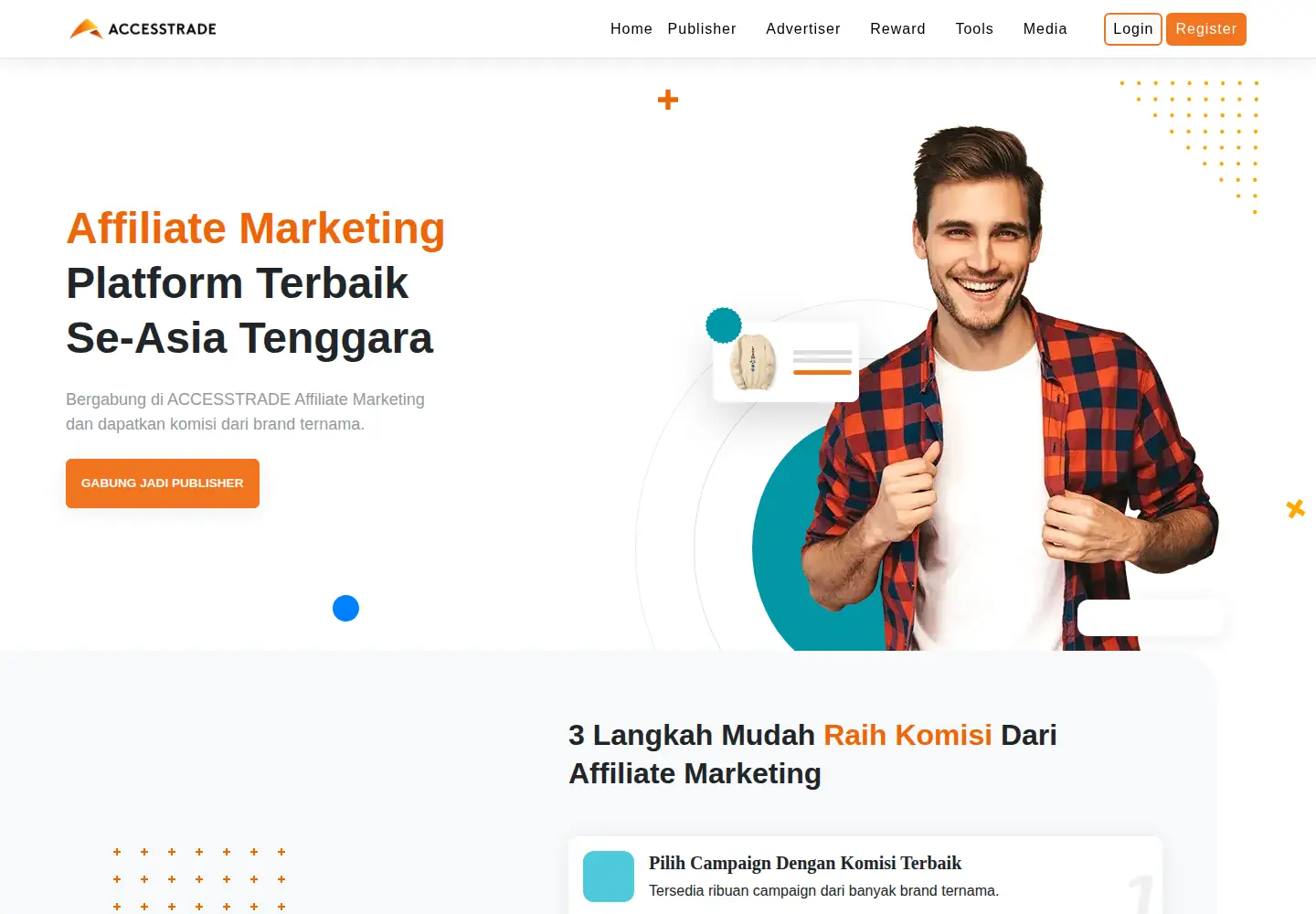 Screenshot of accesstrade.co.id