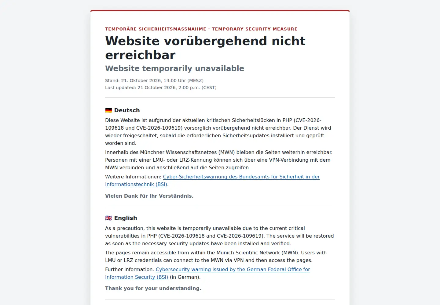 Screenshot of bmlo.de