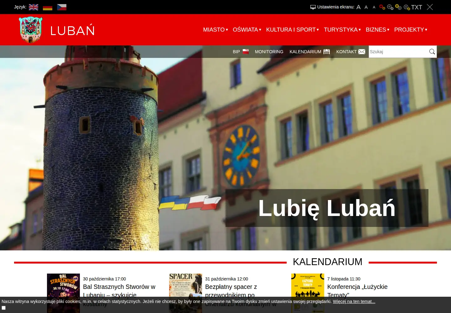 Screenshot of luban.pl