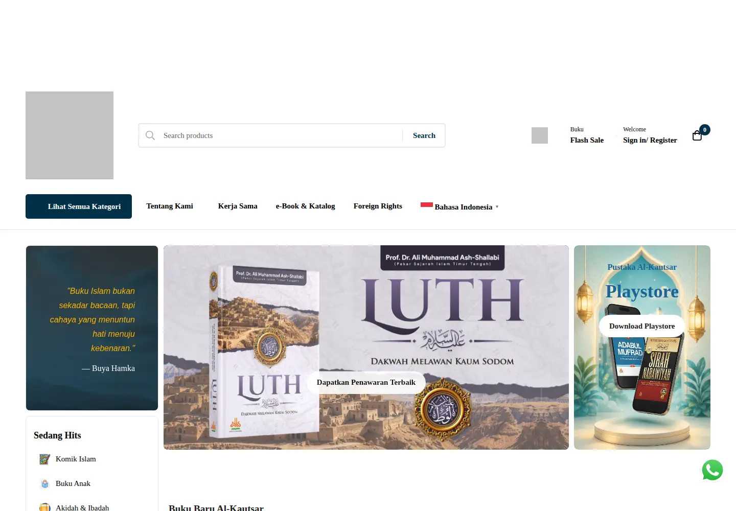Screenshot of kautsar.co.id