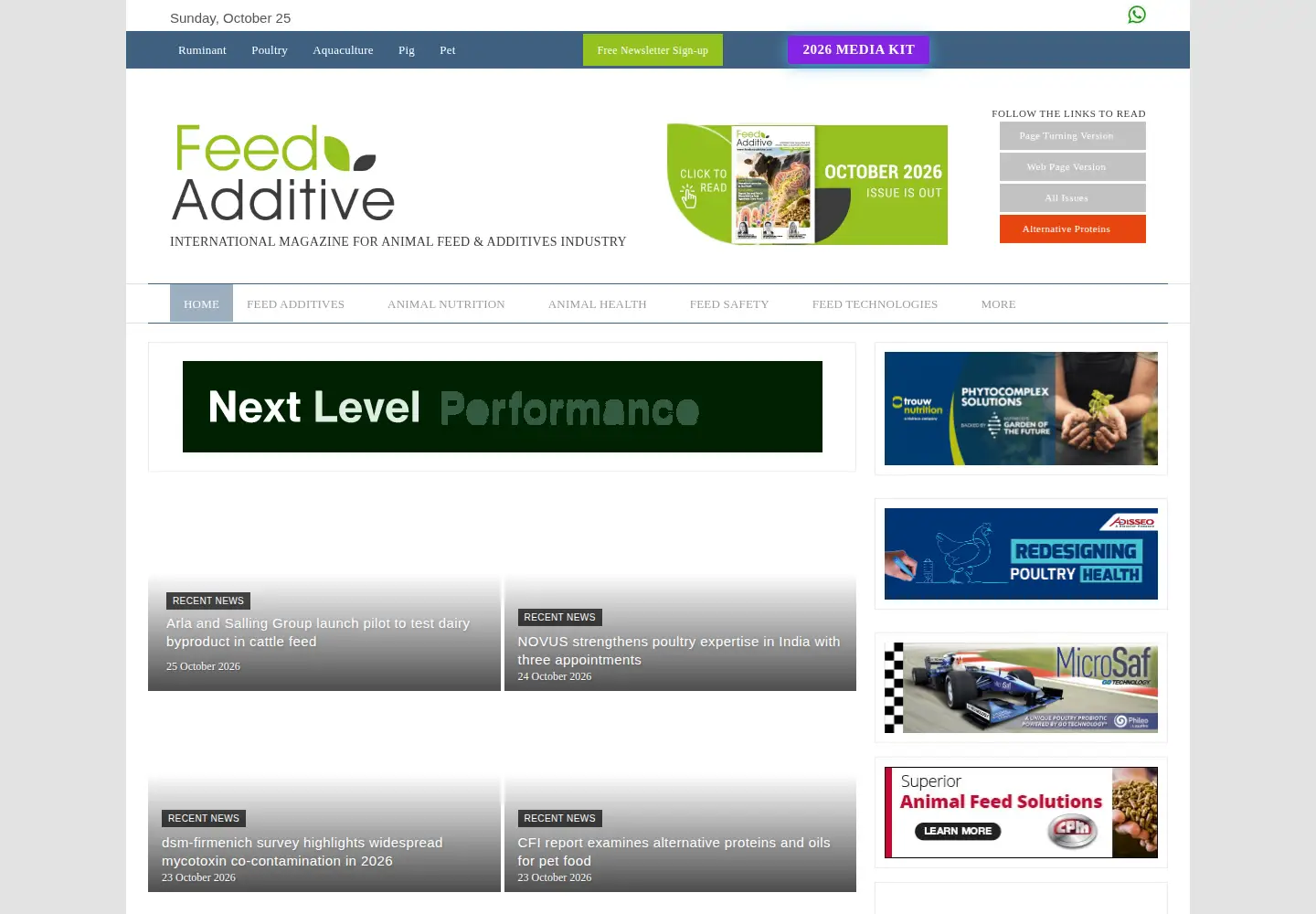 Screenshot of feedandadditive.com