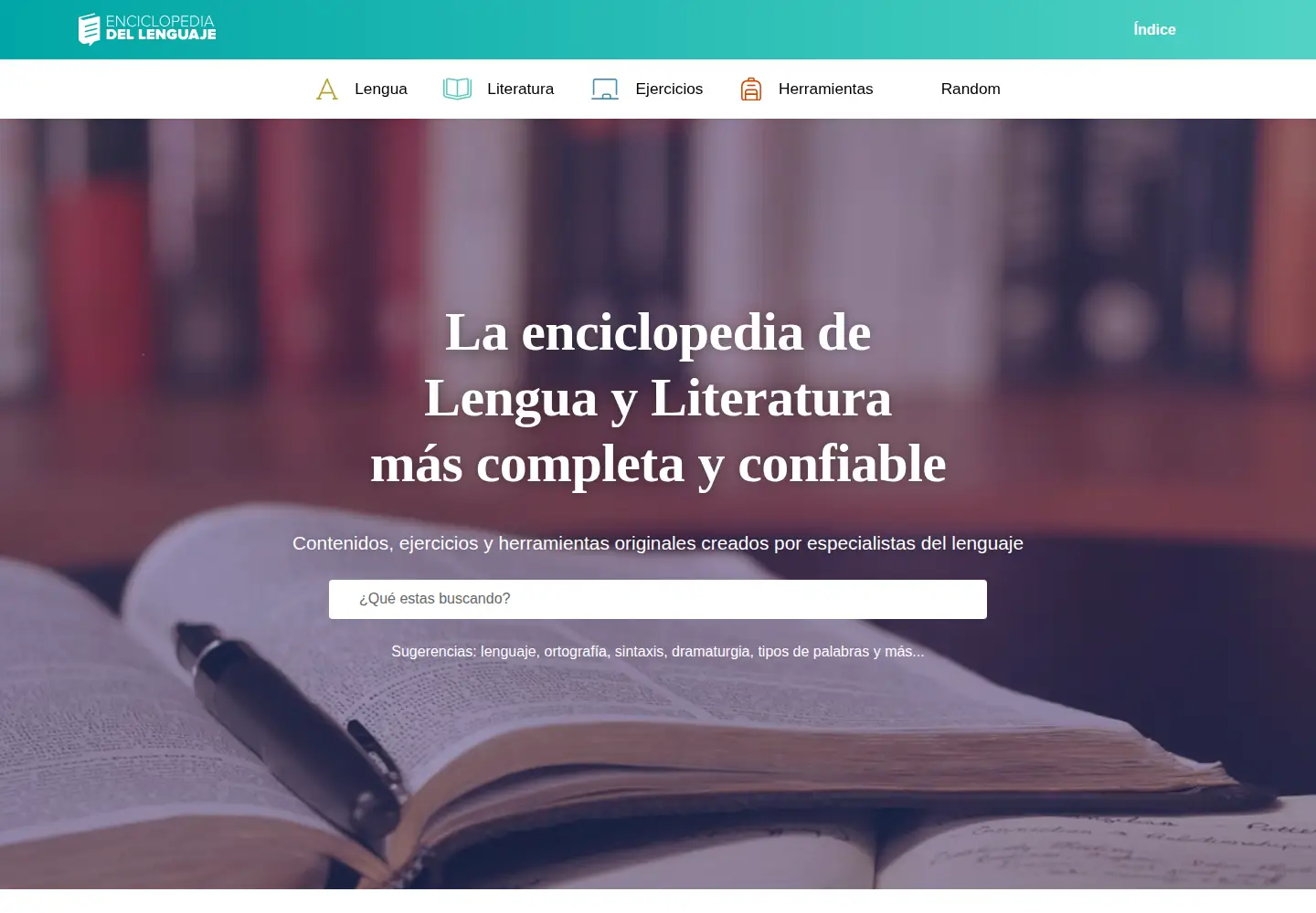 Captured homepage of lenguaje.com in the current scan