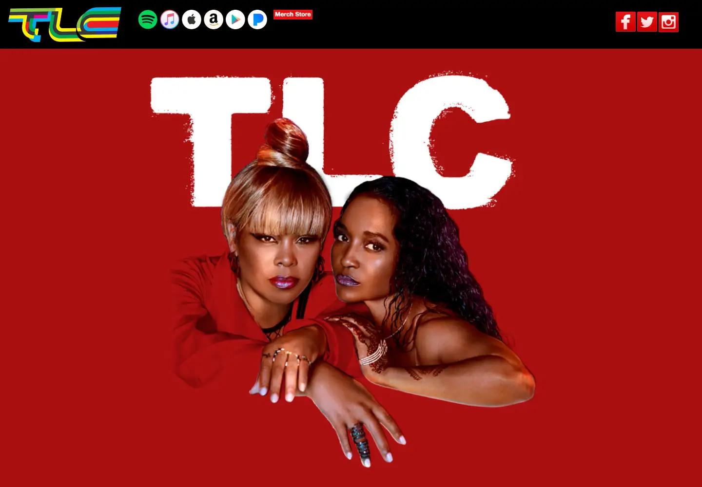 Screenshot of officialtlc.com