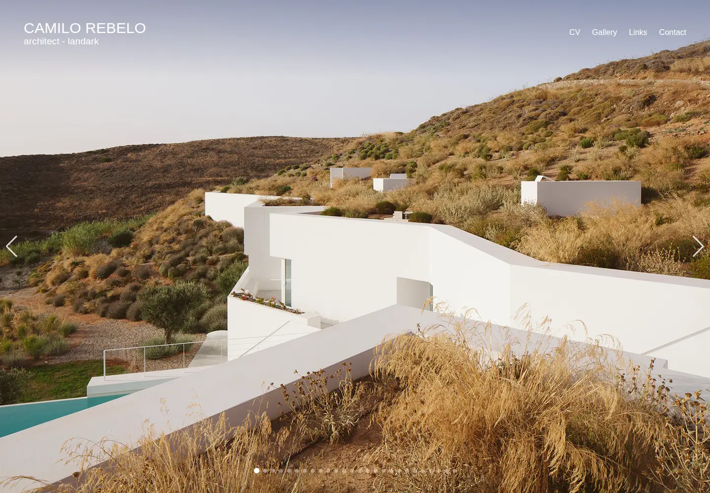 Screenshot of camilorebelo.com