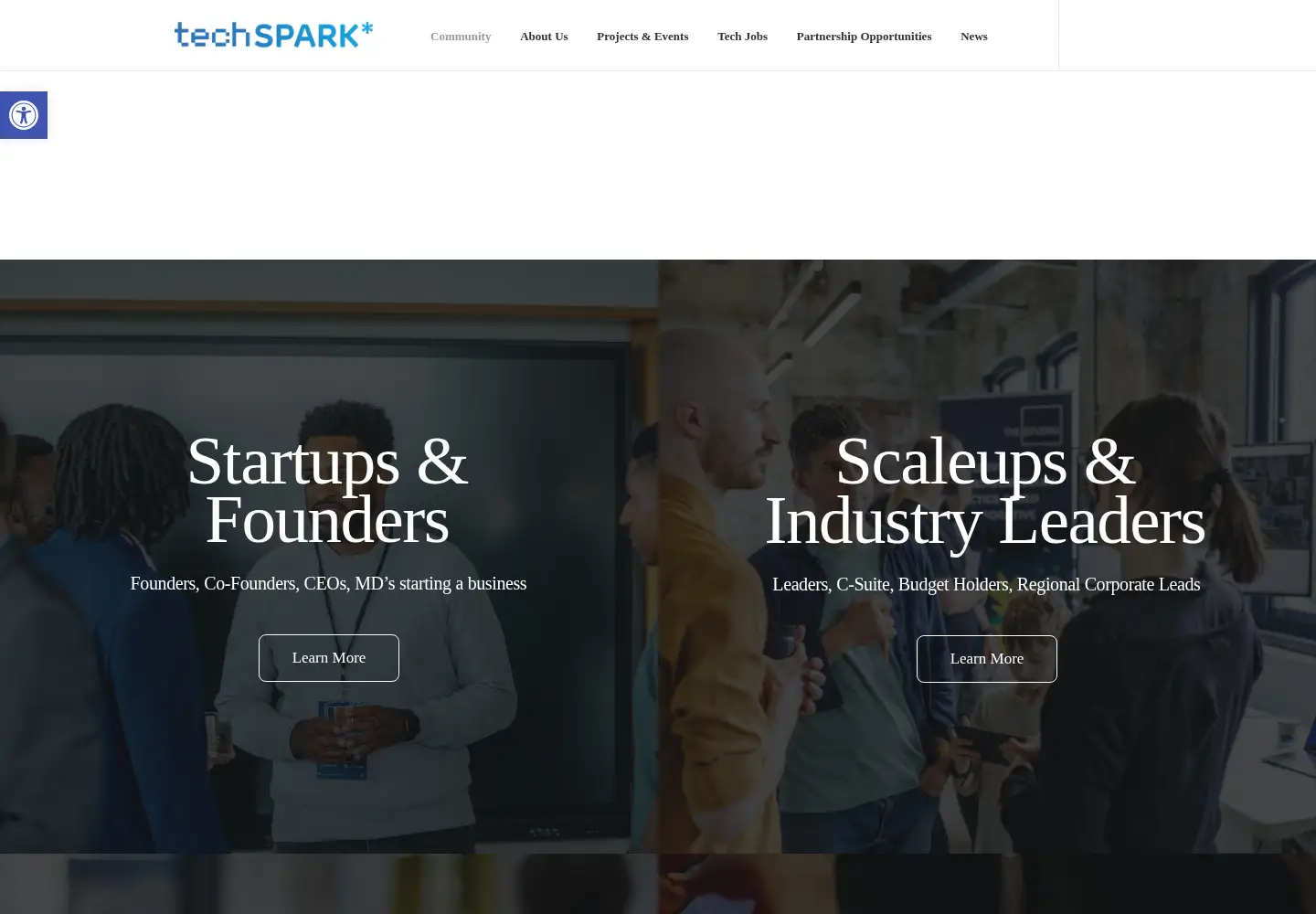 Screenshot of techspark.co