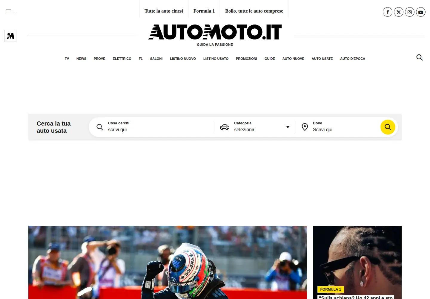 Screenshot of automoto.it