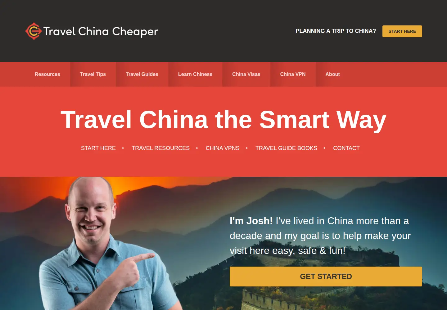 Screenshot of travelchinacheaper.com