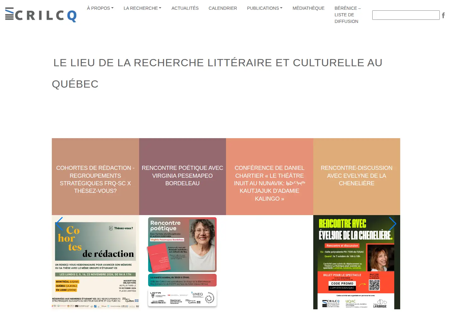 Screenshot of crilcq.org