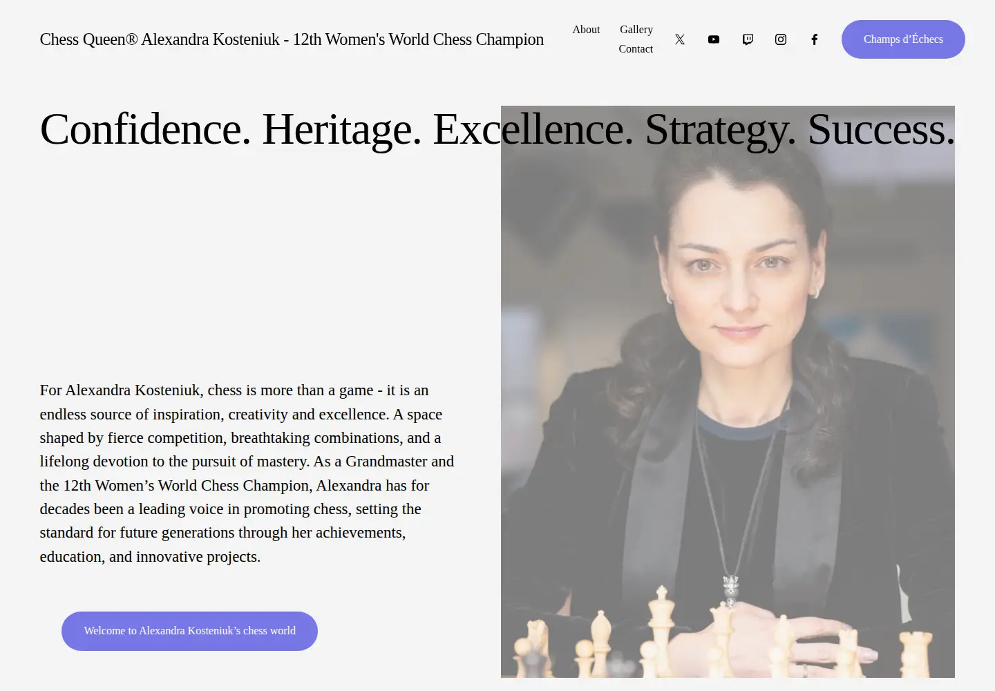 Screenshot of kosteniuk.com