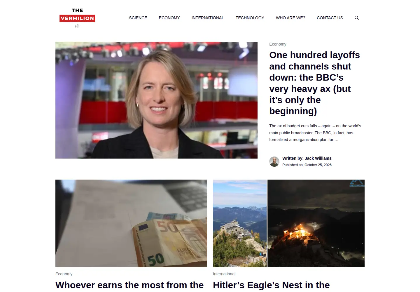 Screenshot of thevermilion.com