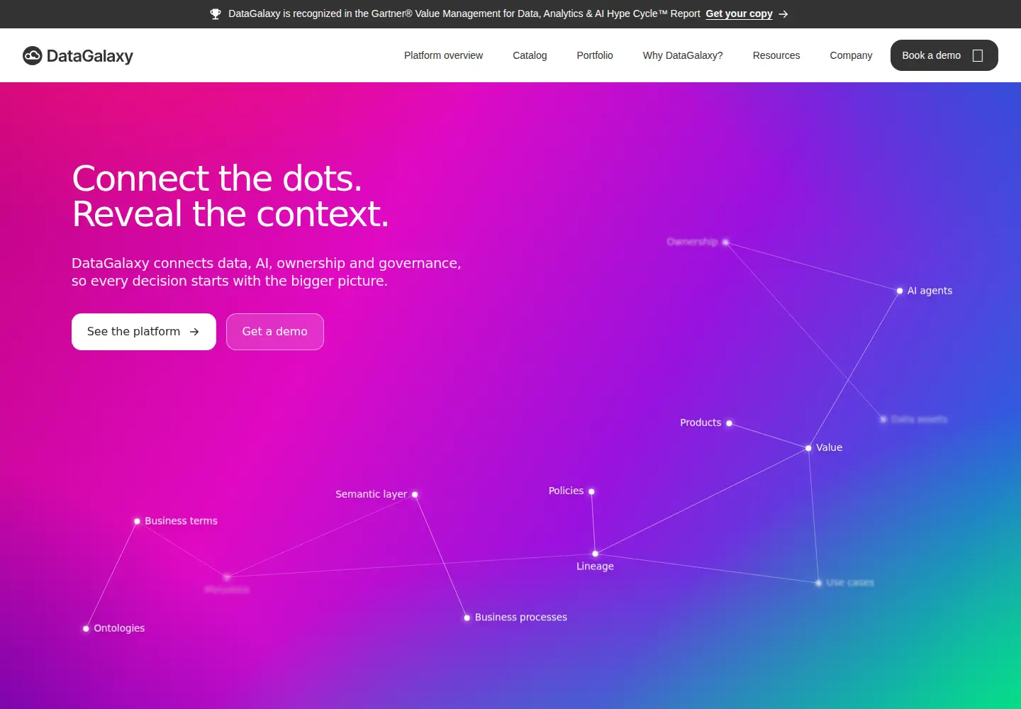 Screenshot of datagalaxy.com