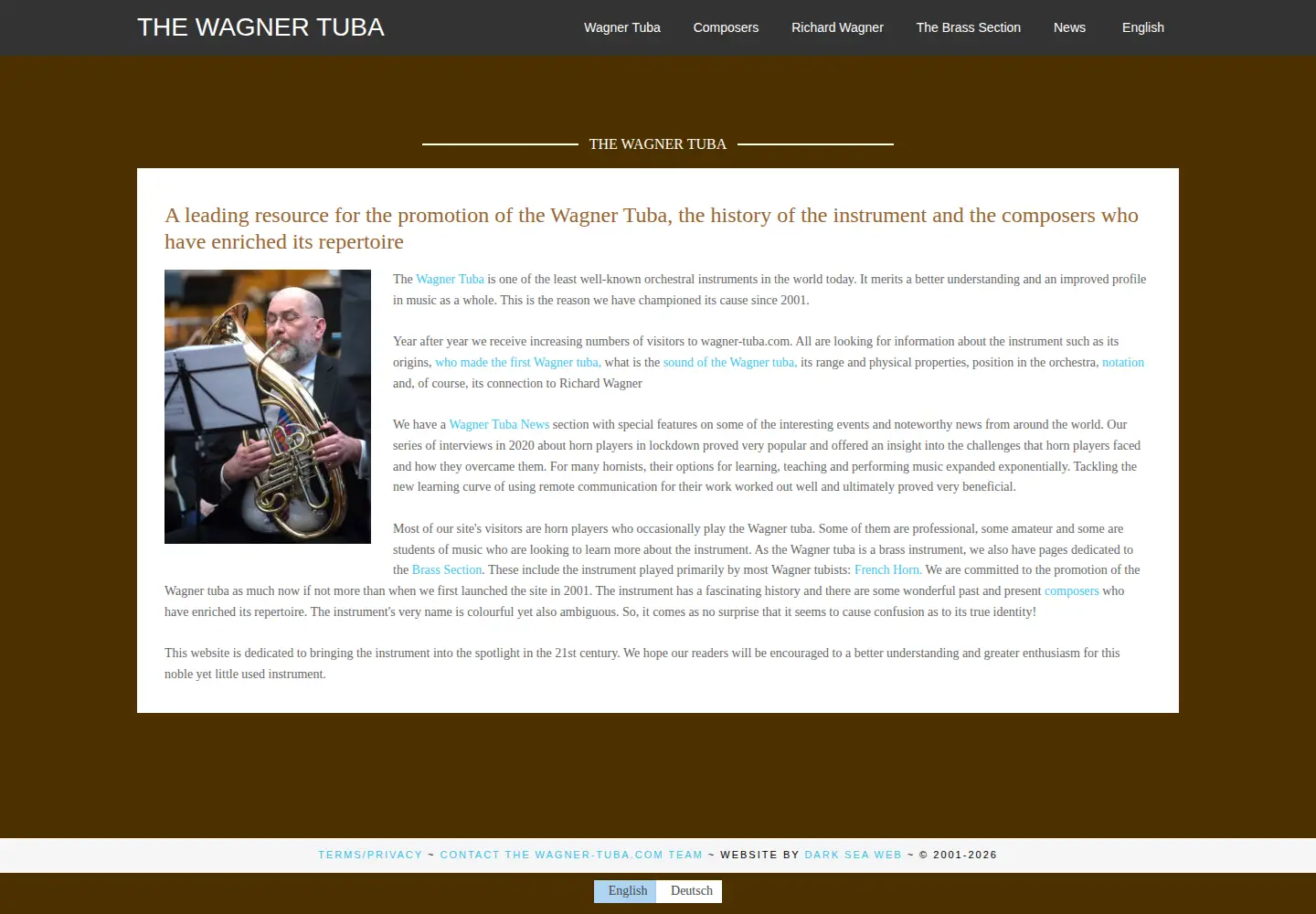 Screenshot of wagner-tuba.com