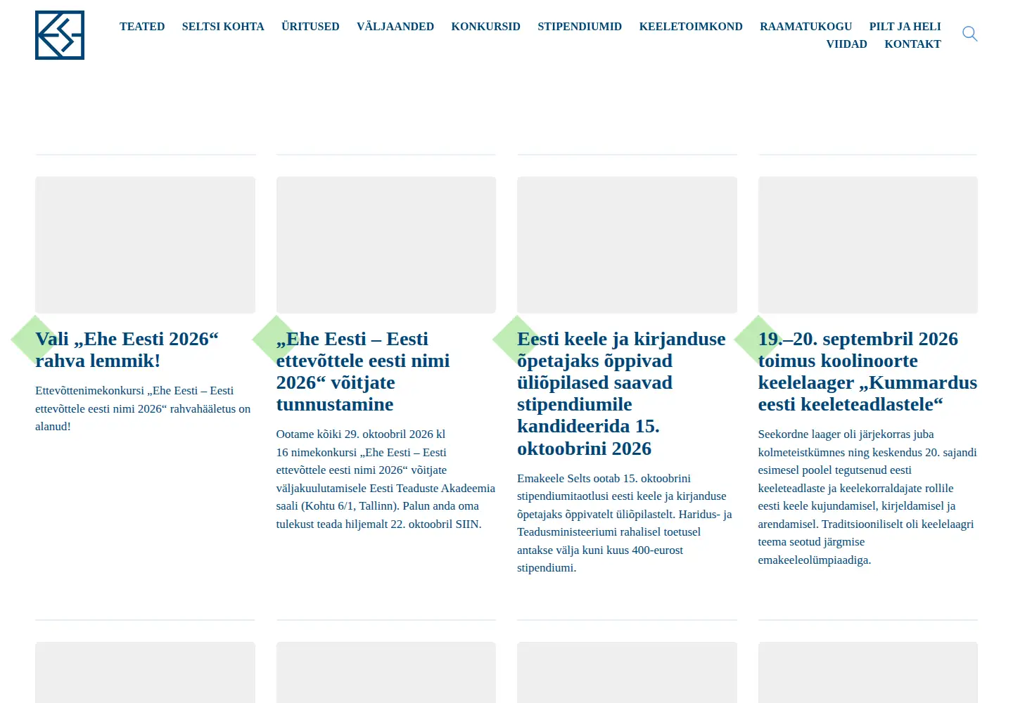 Screenshot of emakeeleselts.ee