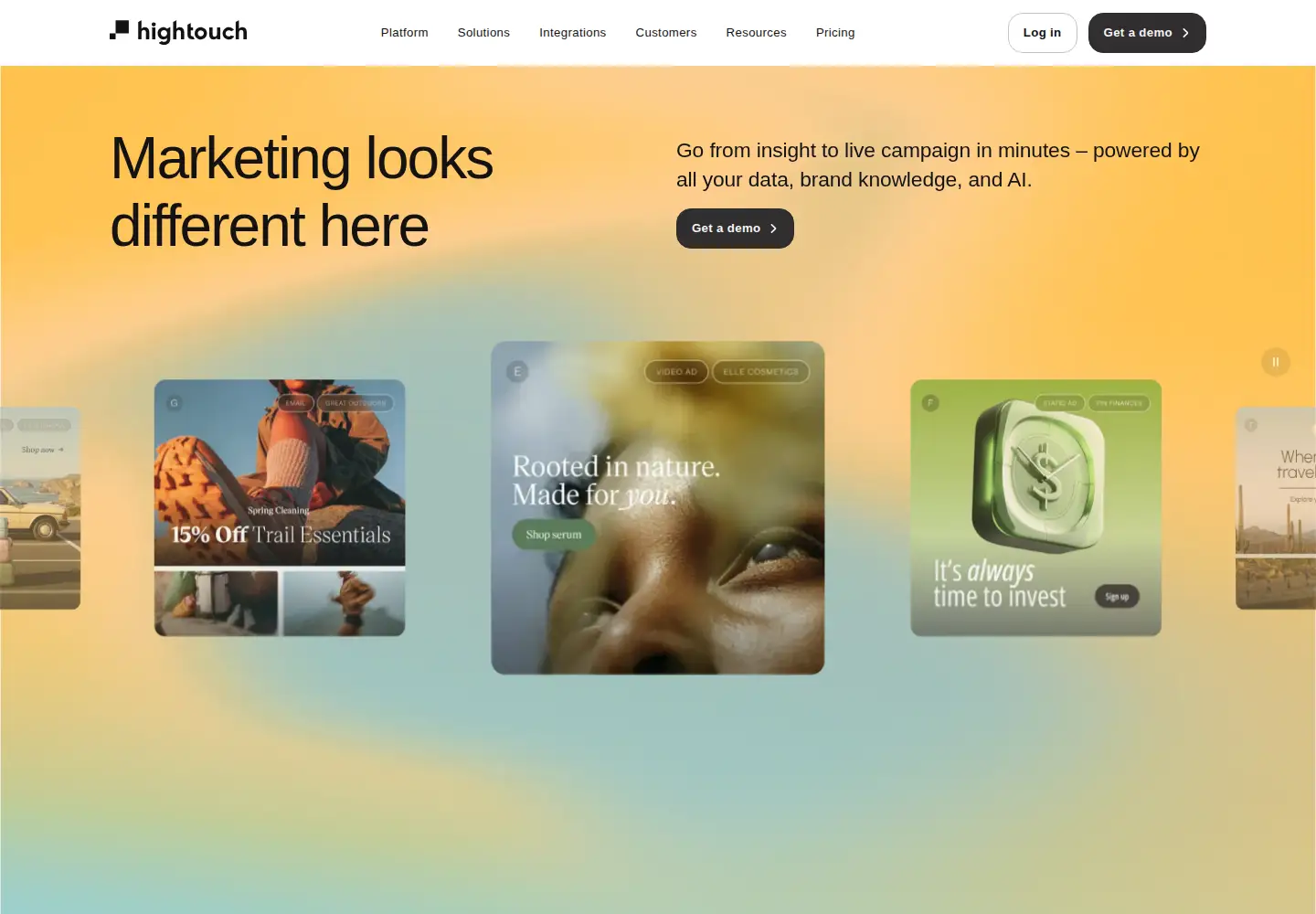 Screenshot of hightouch.com