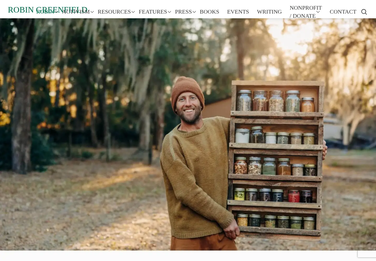 Screenshot of robgreenfield.org