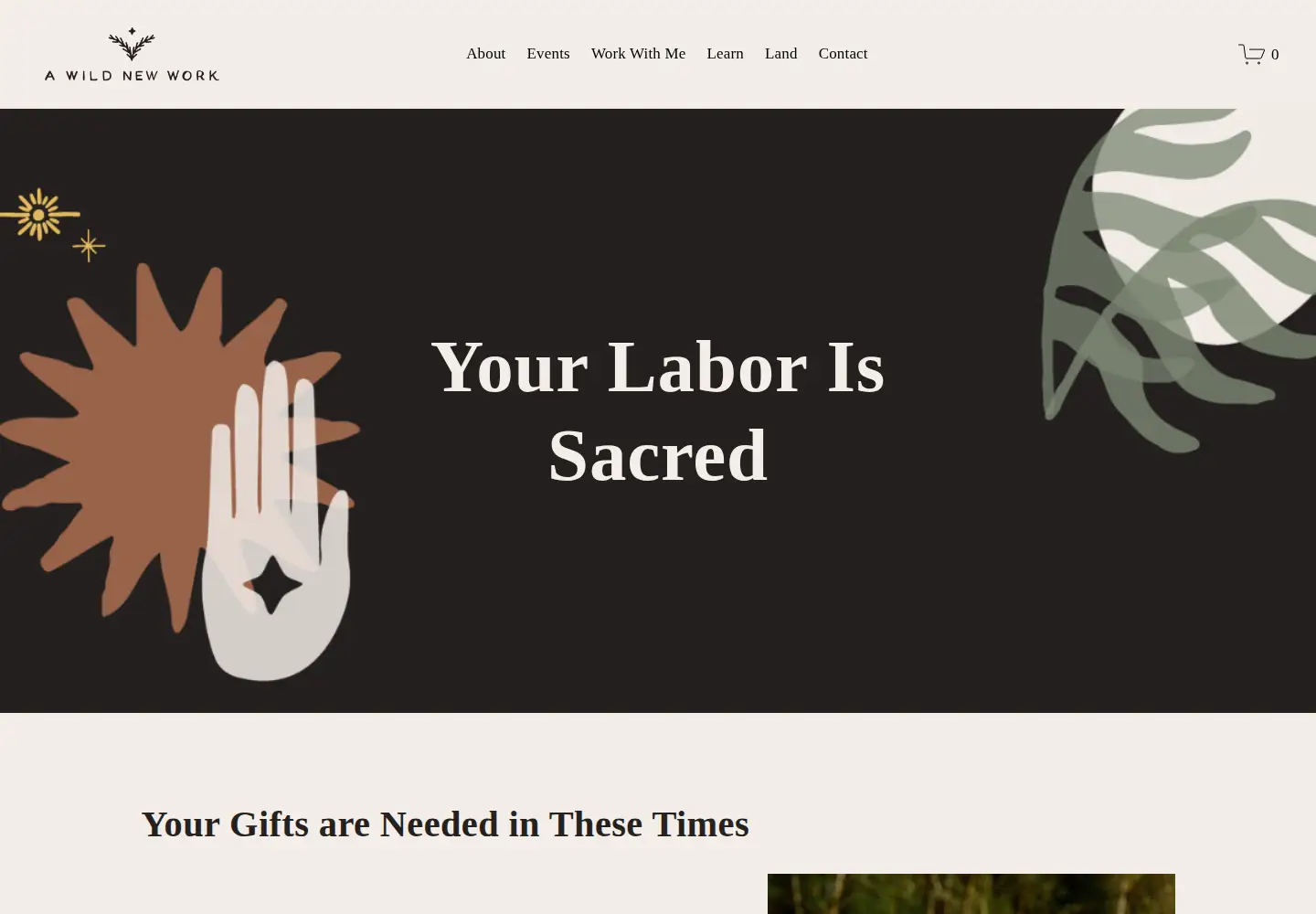 Screenshot of awildnewwork.com