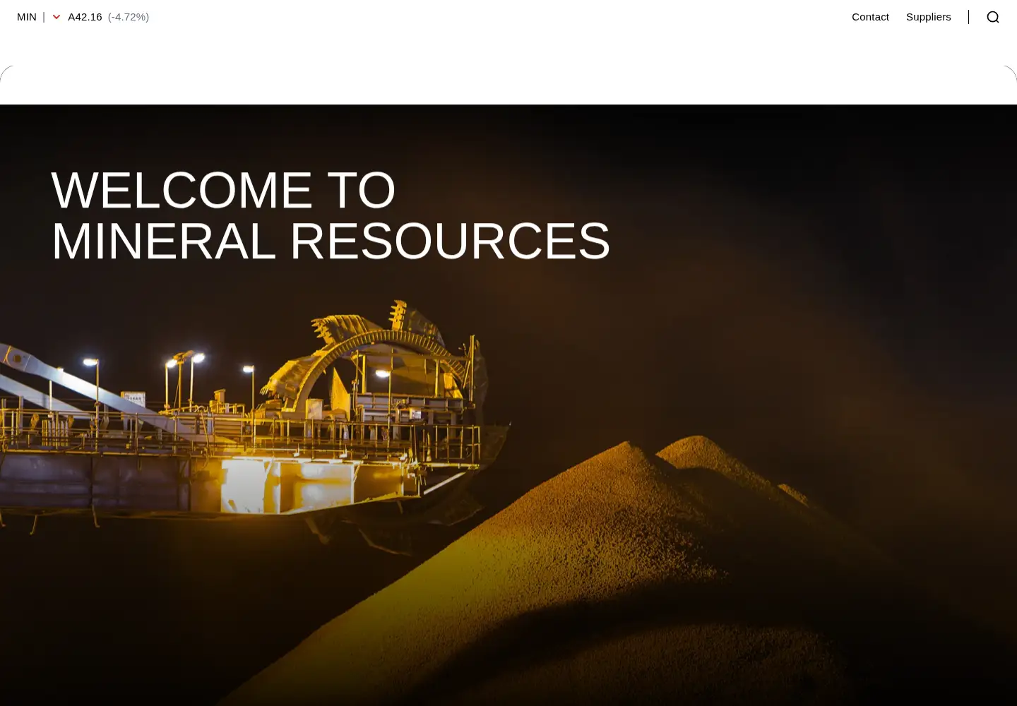 Screenshot of mineralresources.com.au