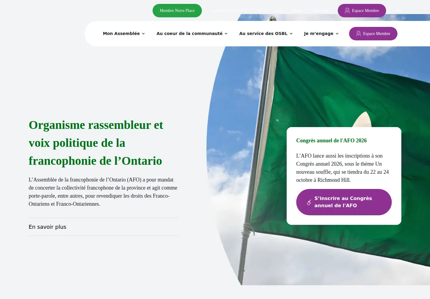 Screenshot of monassemblee.ca