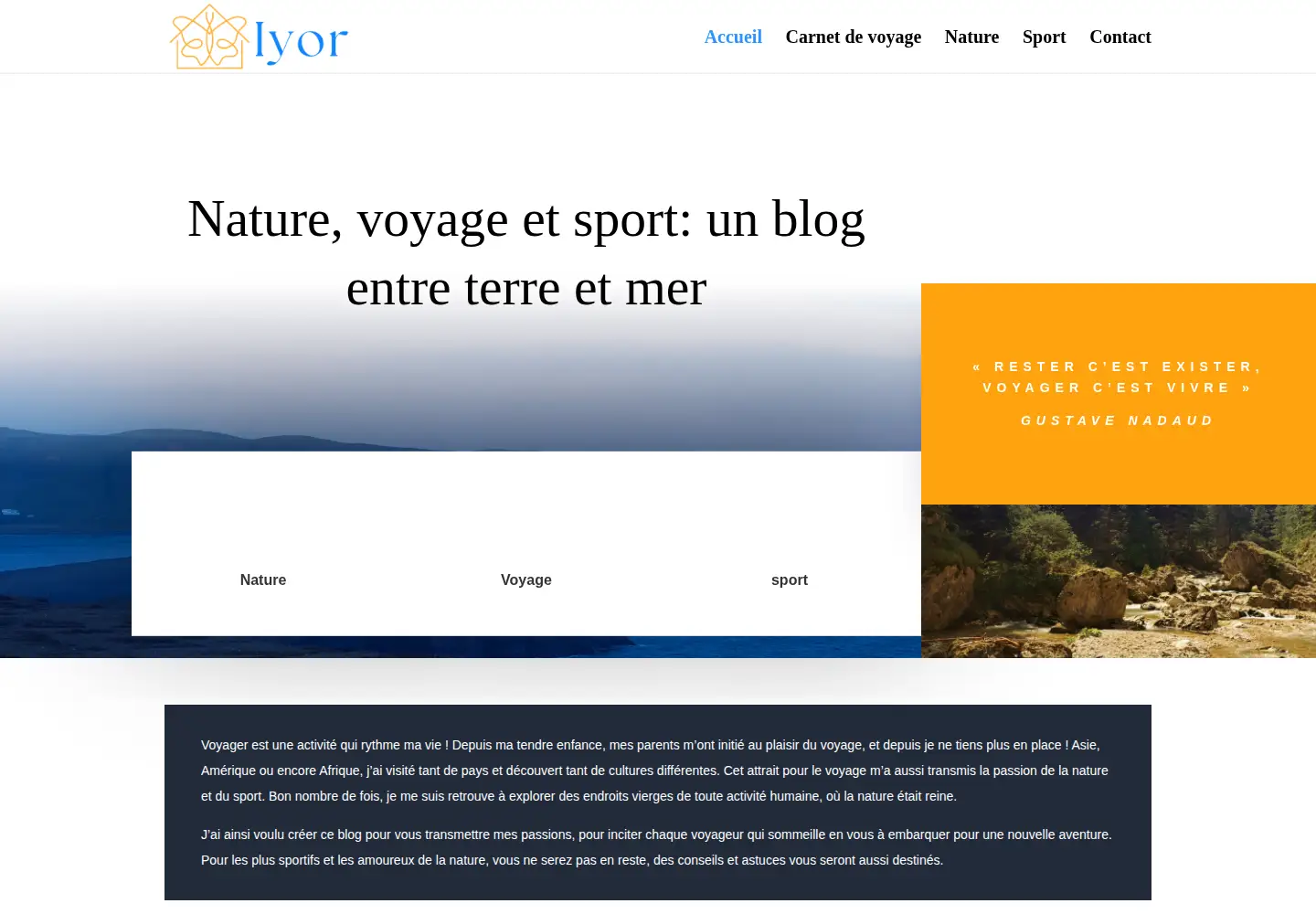 Screenshot of iyor.org