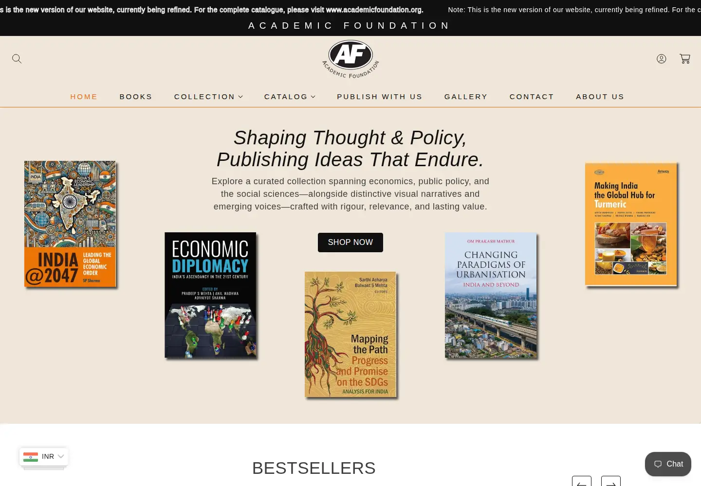 Screenshot of academicfoundation.com