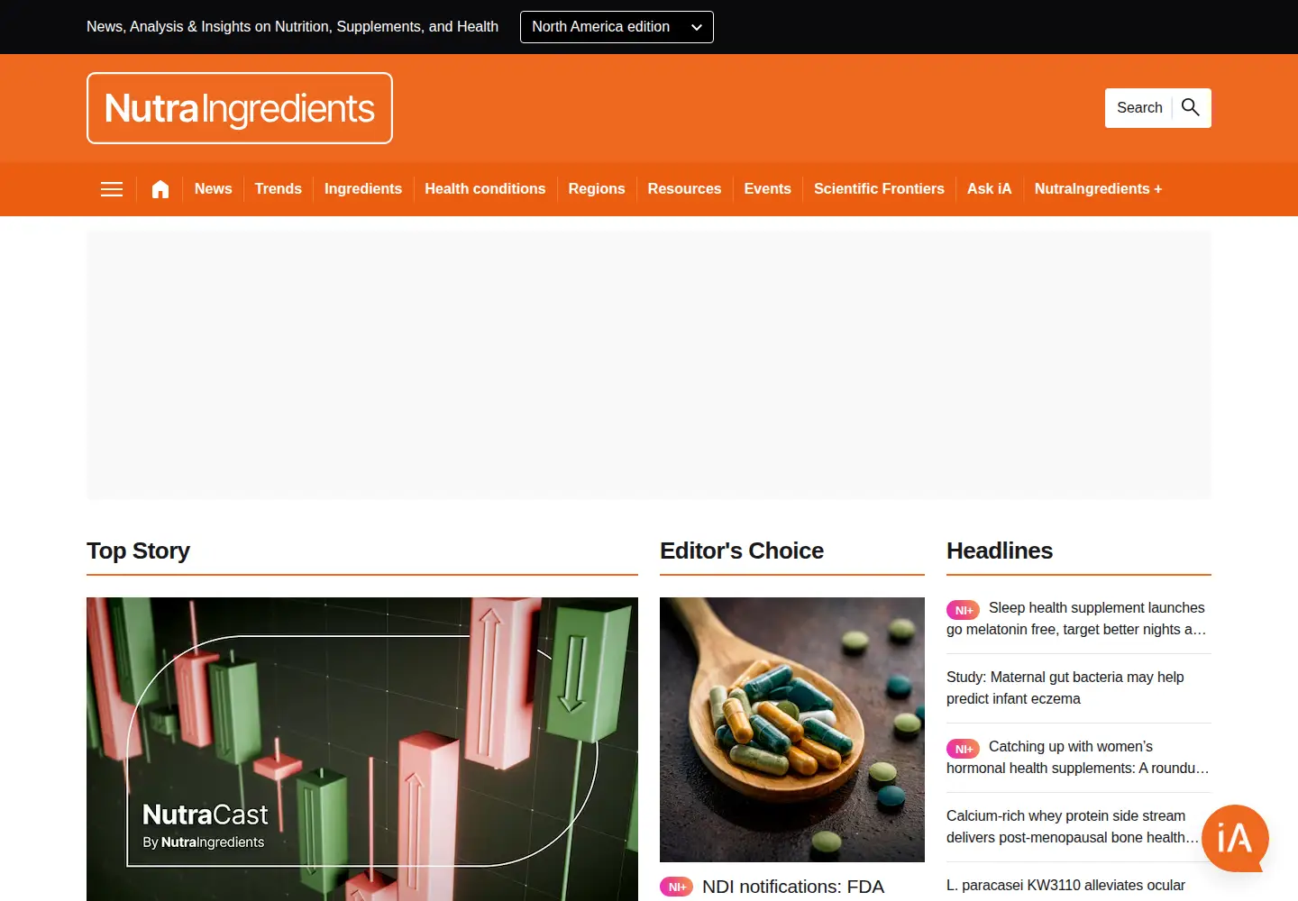 Screenshot of nutraingredients-asia.com