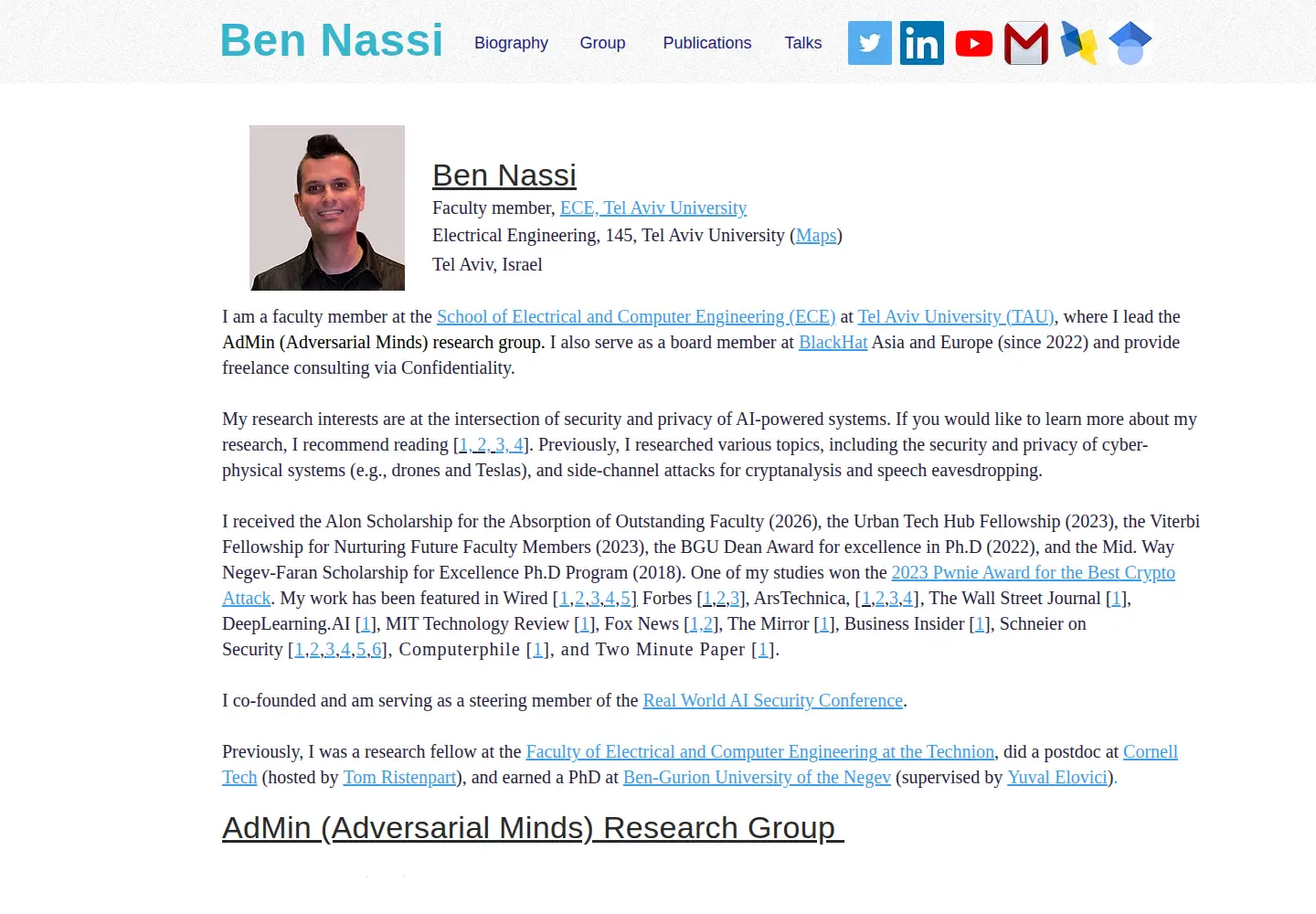 Screenshot of nassiben.com