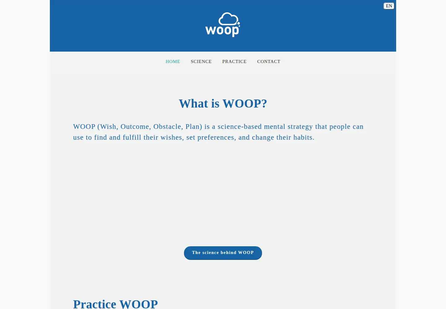 Screenshot of woopmylife.org
