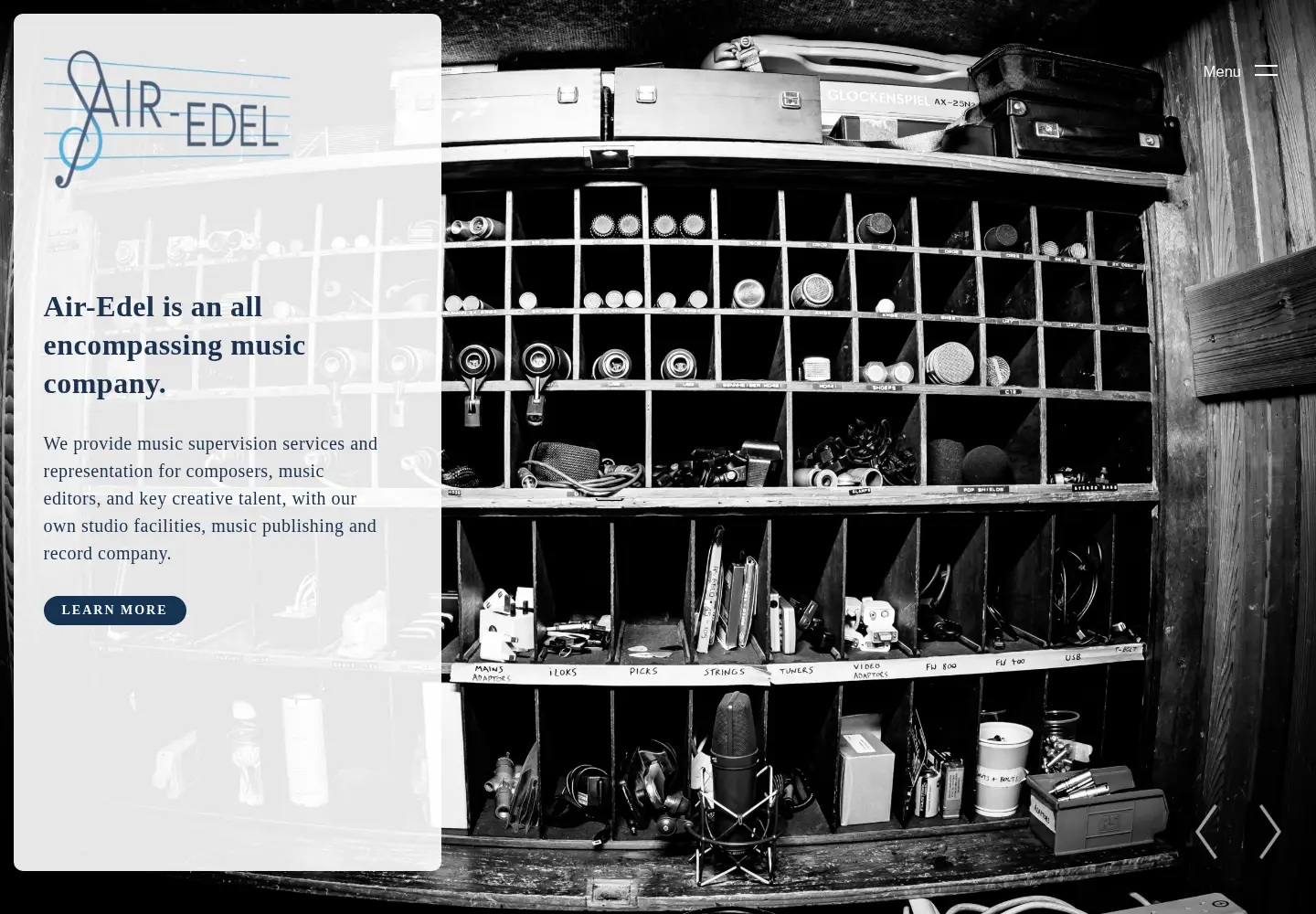 Screenshot of air-edel.co.uk