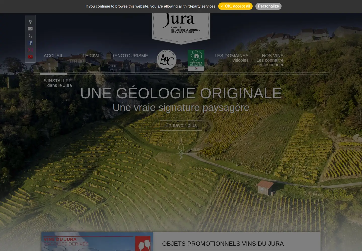 Screenshot of jura-vins.com