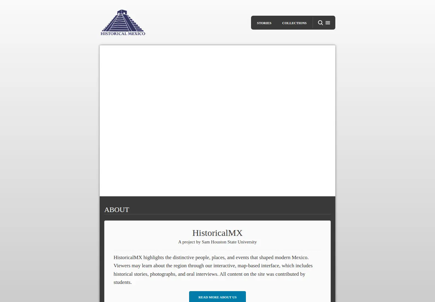 Captured homepage of historicalmx.org in the current scan
