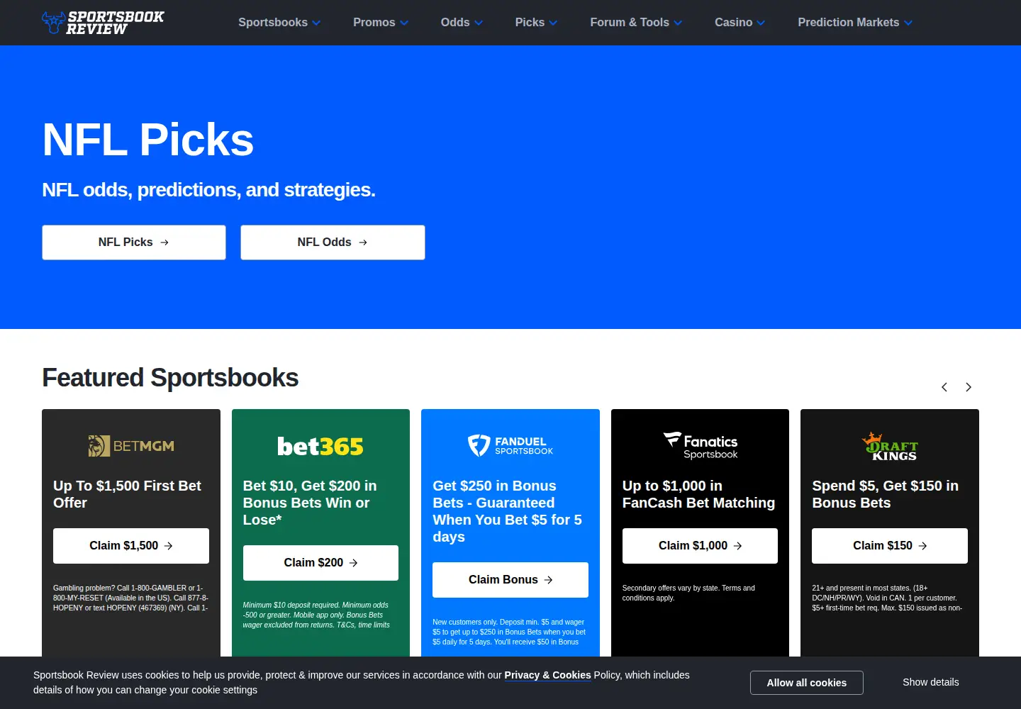 Screenshot of prosportsdaily.com