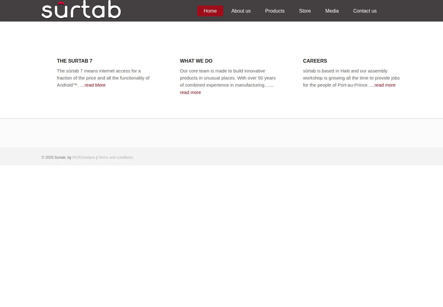 Screenshot of surtab.com