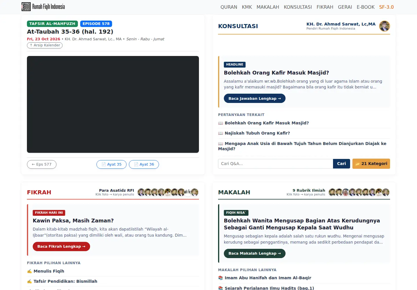 Screenshot of rumahfiqih.com