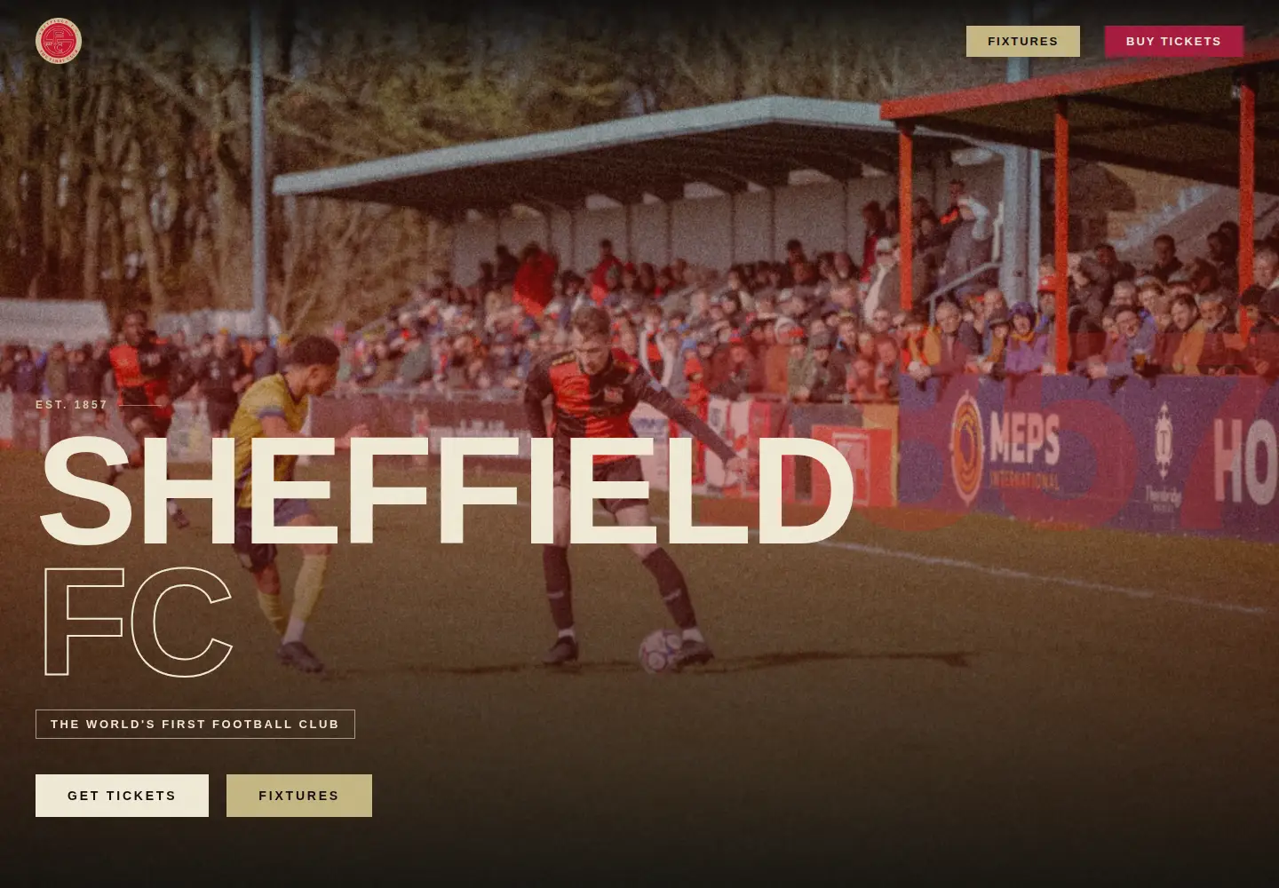 Screenshot of sheffieldfc.com