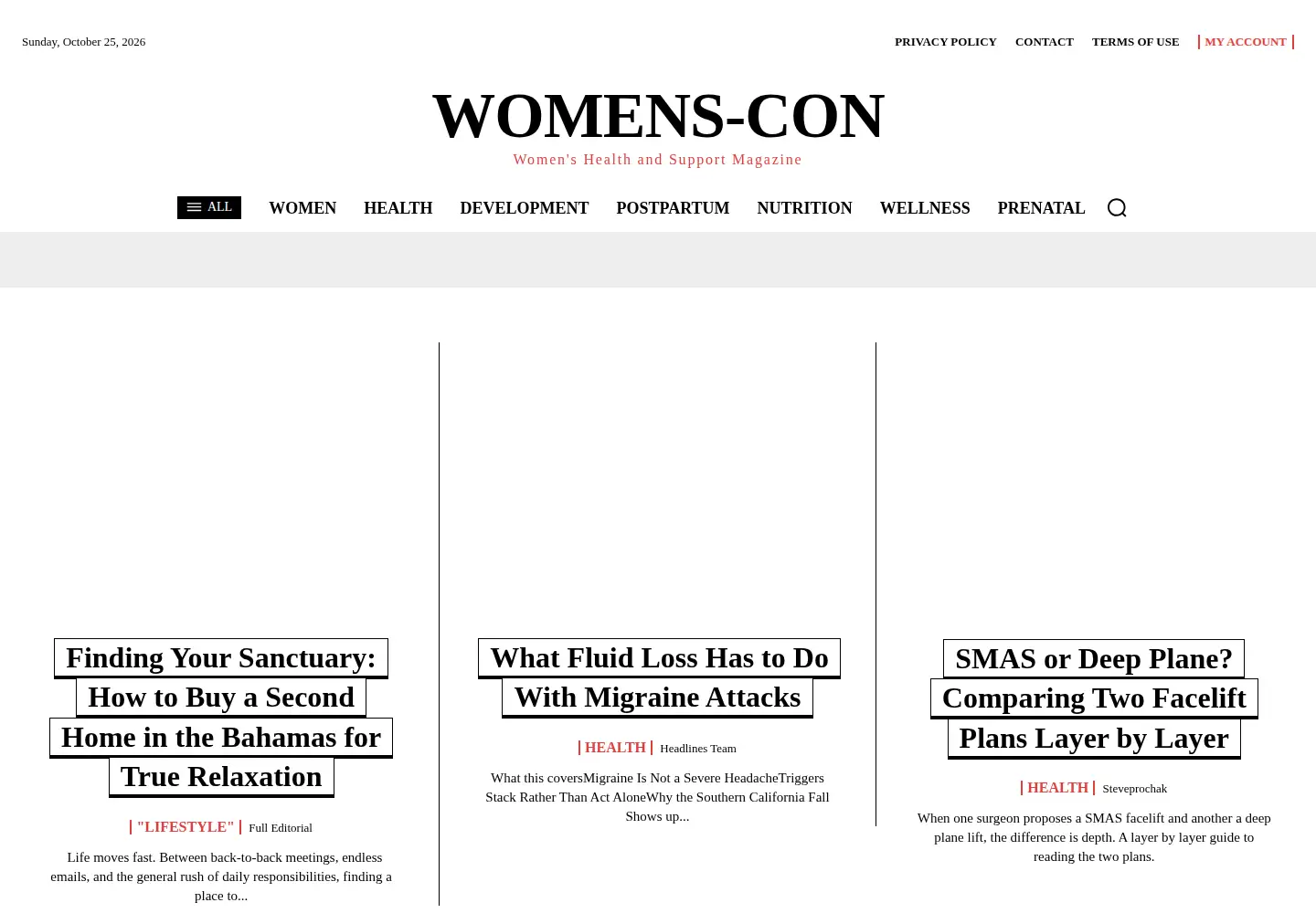 Screenshot of womensconference.org