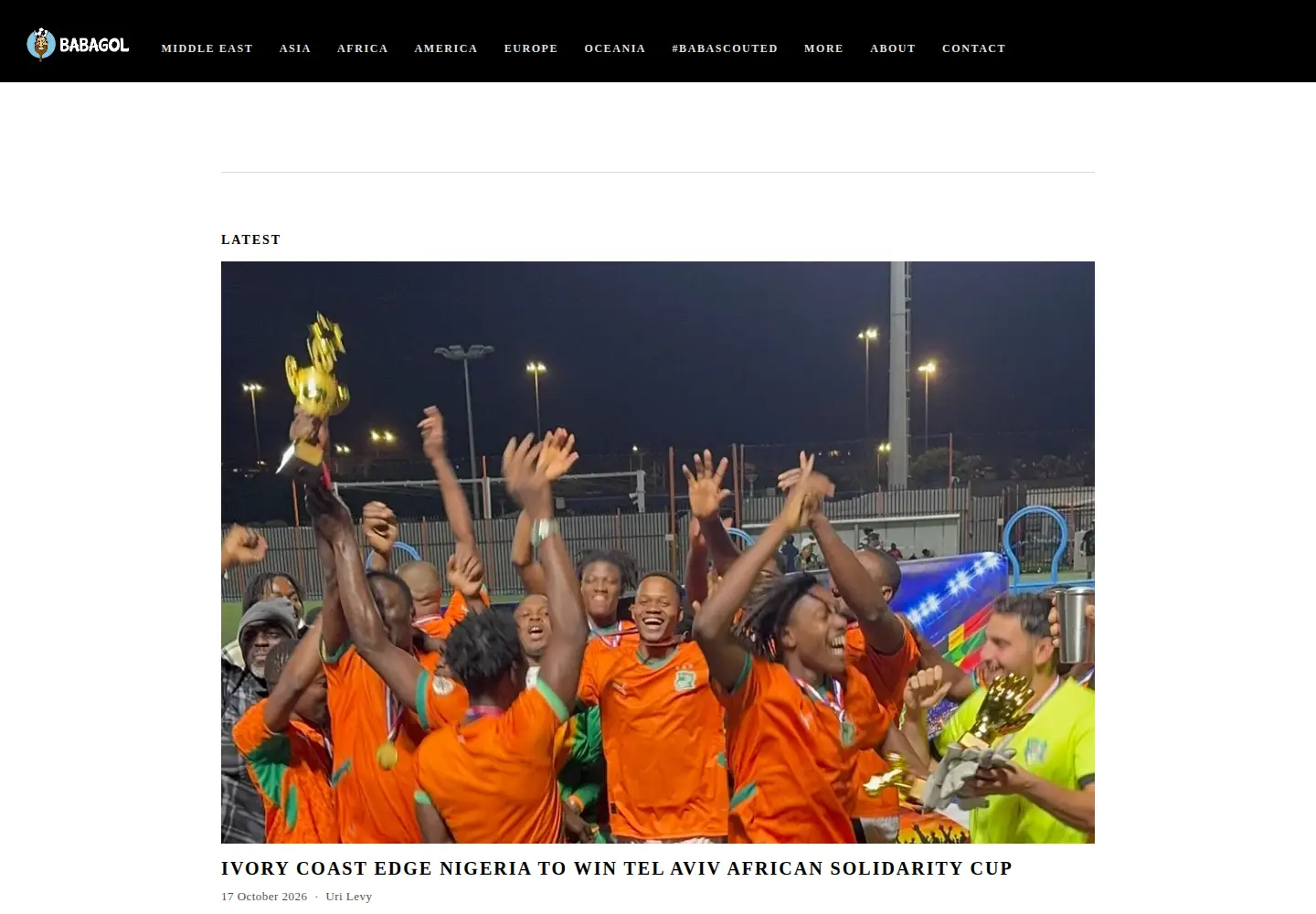 Captured homepage of babagol.net in the current scan