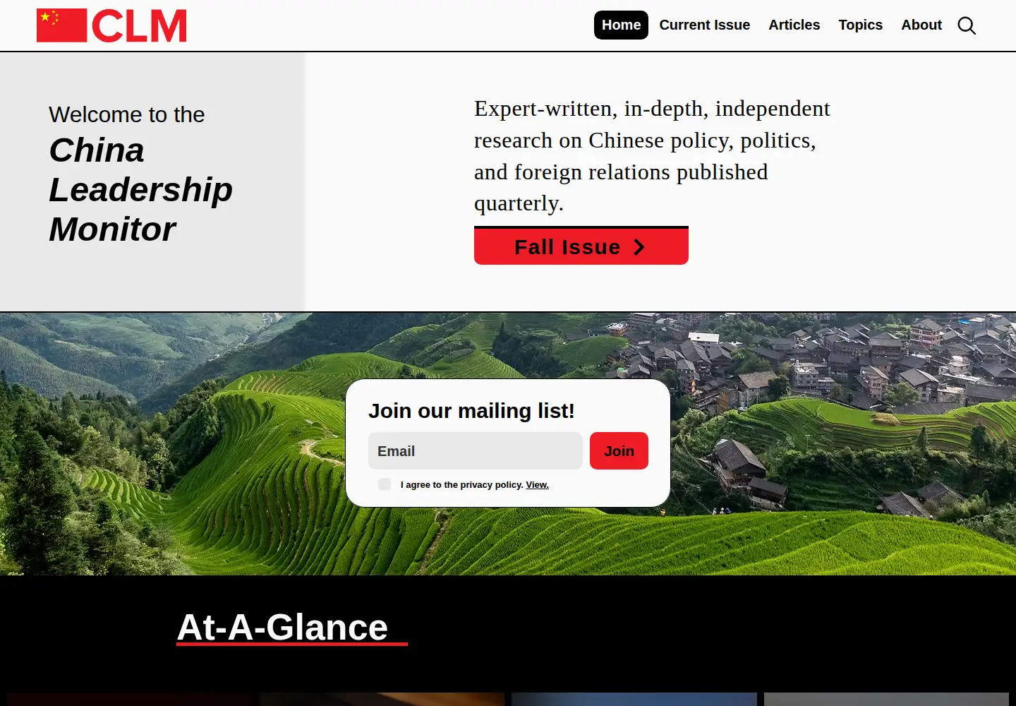 Screenshot of prcleader.org