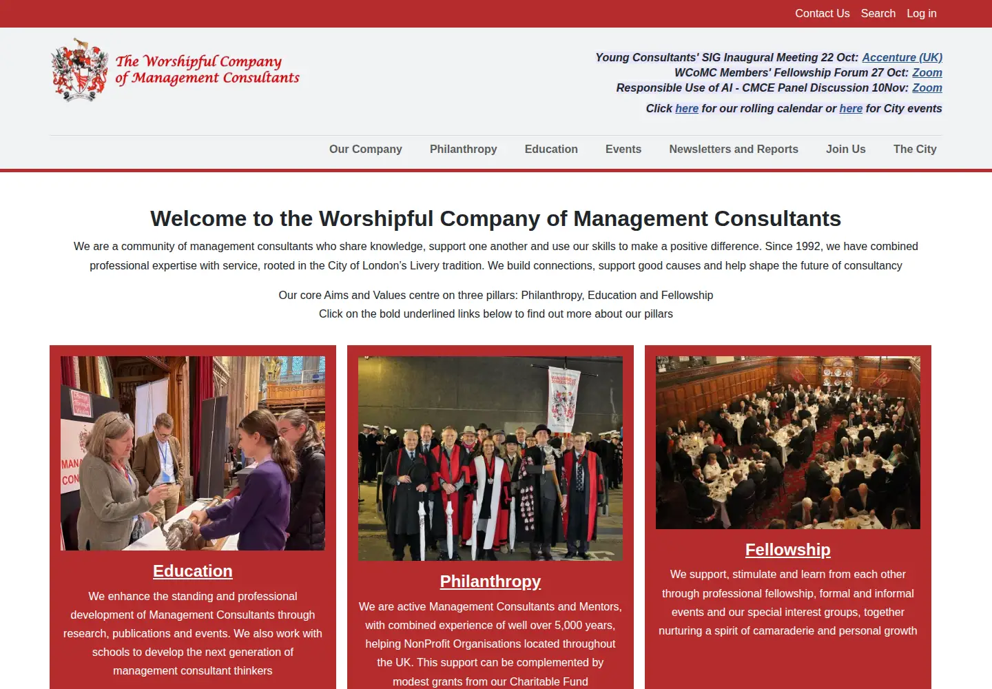 Screenshot of wcomc.org