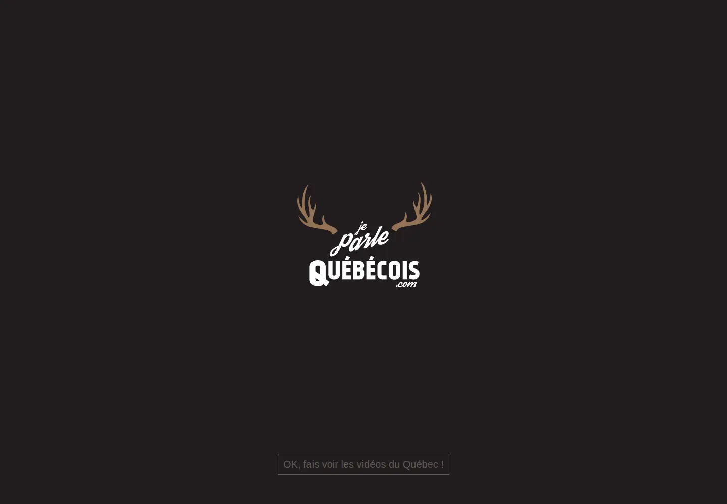 Screenshot of je-parle-quebecois.com