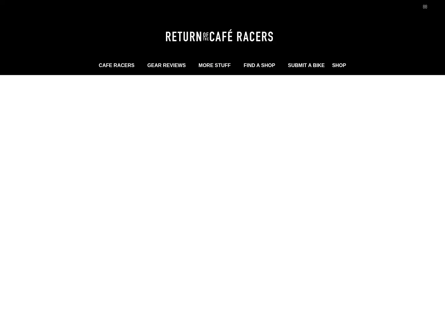 Screenshot of returnofthecaferacers.com