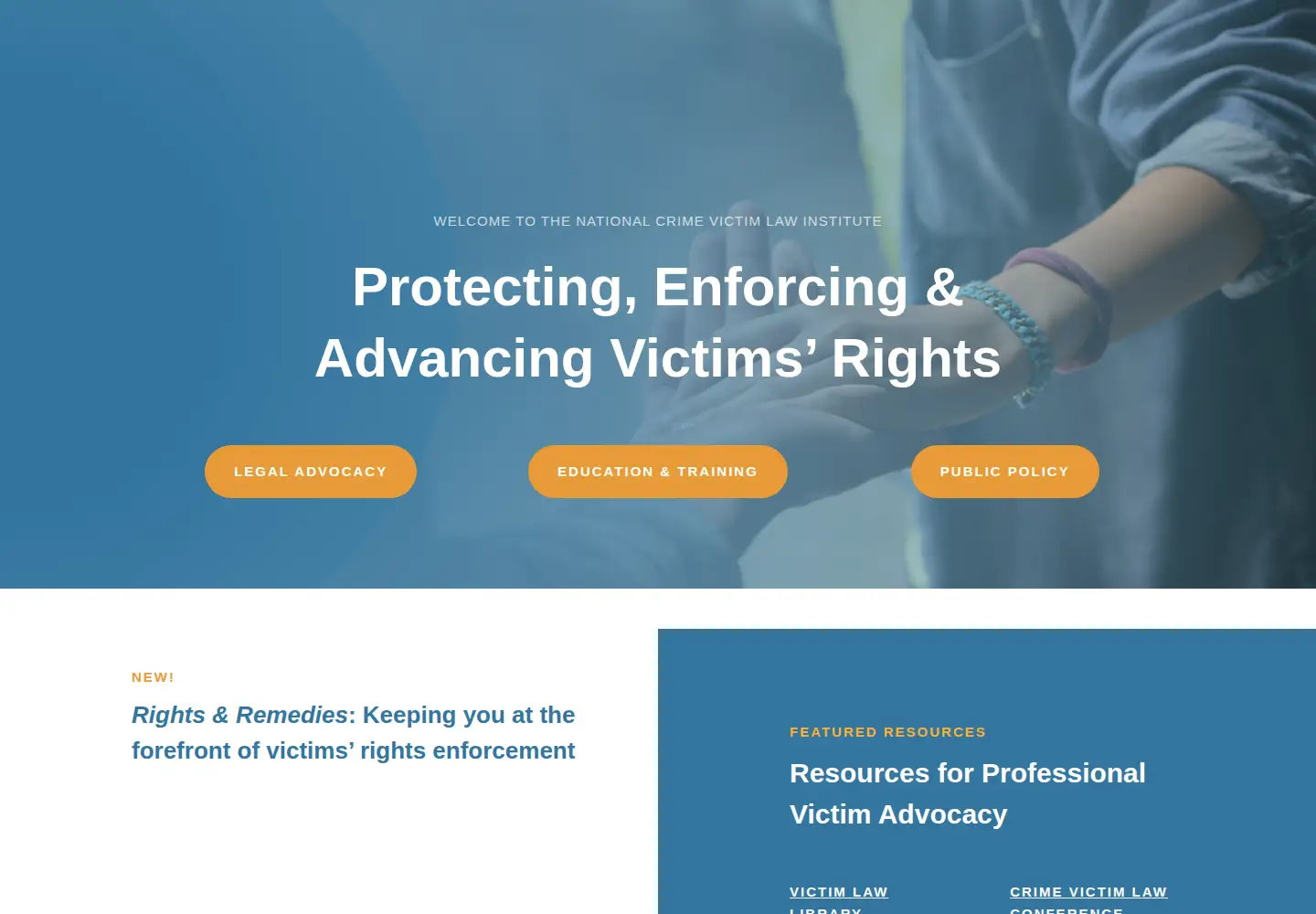 Captured homepage of ncvli.org in the current scan
