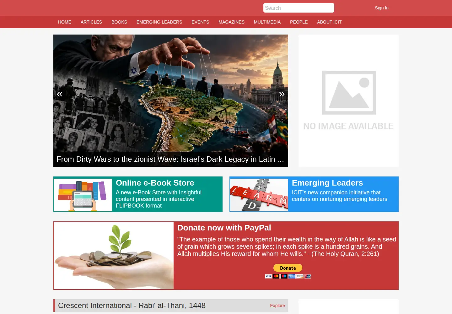 Screenshot of icit-digital.org